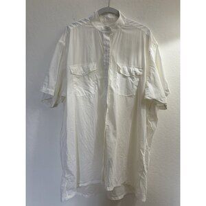 Turnbull & Asser-Neiman Marcus Ivory  Button-up S/S Luxury Dress Shirt SZ 15.5